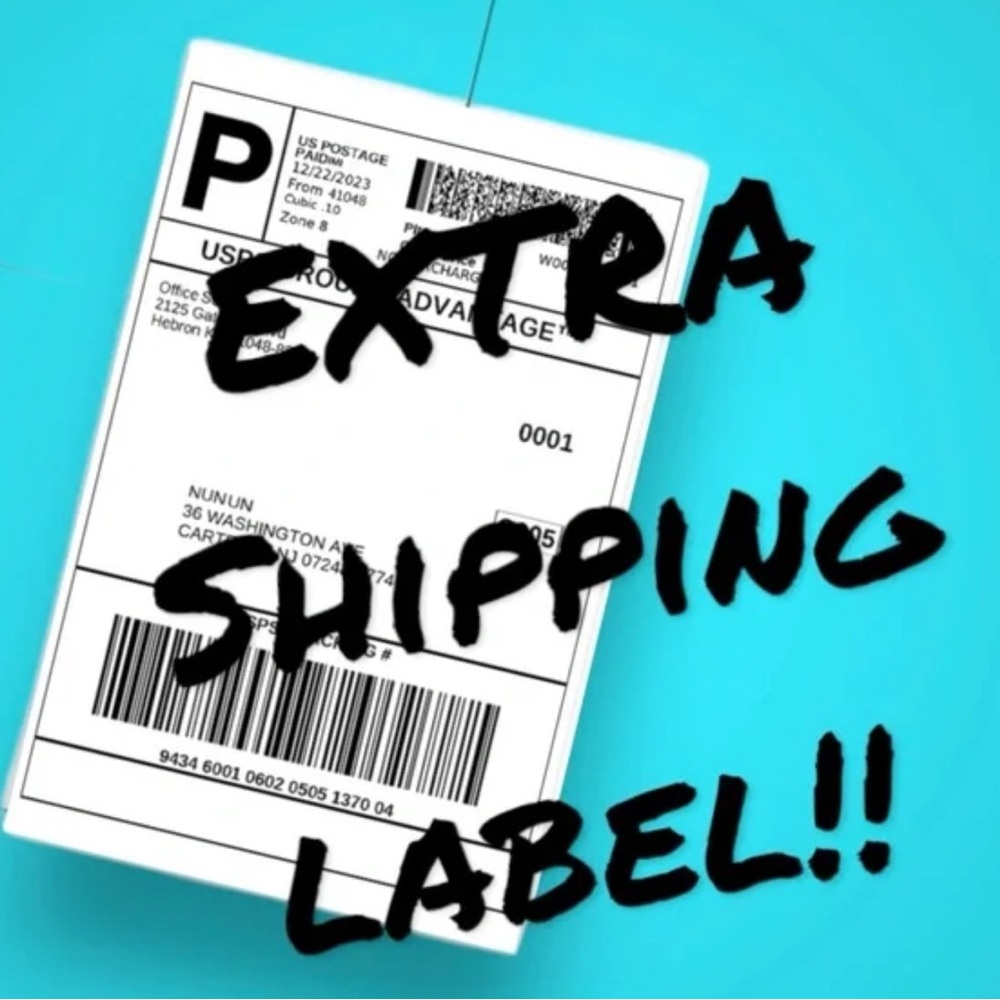 Extra Shipping Label